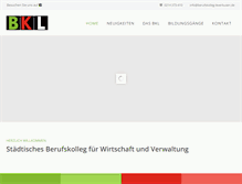 Tablet Screenshot of berufskolleg-leverkusen.de